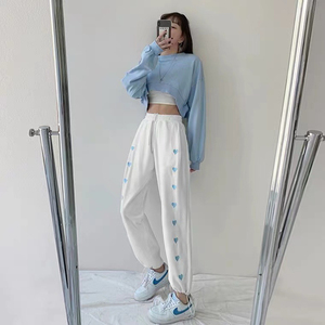 Custom Logo Cotton Plus Size Women's Streetwear Winter Outdoor <b>Jogger</b> Pants Flat Front Drawstring Closure <b>Skinny</b> Fit Pencil - Product Image 5
