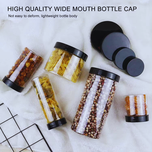 Tarros de especias de cilindro PET de 8oz de tamaño personalizado de alta calidad, tapas transparentes de 300ml, seguro para alimentos, logotipo de Color personalizado, fábrica de Vietnam - Product Image 3