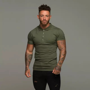 Camisetas Polo de Golf OEM para Hombre, Corte Ajustado, 100% Poliéster, Uniforme de Trabajo, Deportivas, Transpirables, con Logotipo Personalizado - Product Image 3