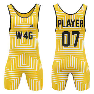 เสื้อกล้ามนักมวยปล้ำทีมอเมริกันพร้อมสายรัดปรับระดับได้และตัวปิดแบบกำหนดสีเองได้ - Product Image 3