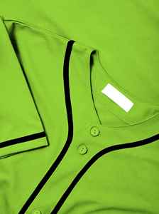 Gran Oferta personalizada en blanco 100% poliéster sublimación poliéster botón abajo béisbol nueva llegada 100% poliéster calidad superior - Product Image 3