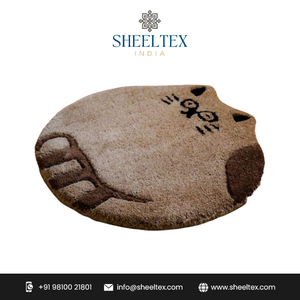 Indian Supplier Luxury Wool Tufted Carpet Non-Slip Animal Print for Kitchen Living Room Cotton Material Wholesale Target - Product Image 2
