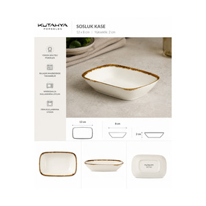 Bol à sauce 12x8 cm, assiette de service pour petit-déjeuner et apéritif, vaisselle - Product Image 1