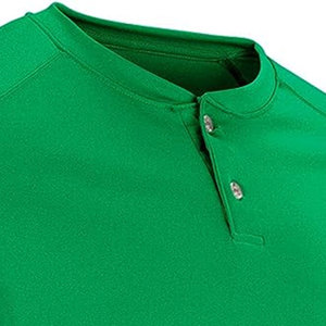 Maillot de baseball personnalisé à col en V et manches courtes pour adultes, imprimé par sublimation intégrale, idéal pour les équipes sportives – Vente en gros OEM - Product Image 3