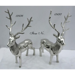 Escultura de aluminio humana personalizada de lujo para decoración de restaurante Escultura de aluminio de mesa para decoración de oficina - Product Image 5