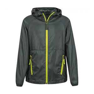 Veste coupe-vent zippée style High Street pour hommes, respirant, séchage rapide, polyester et toile de nylon, prix de gros - Product Image 6