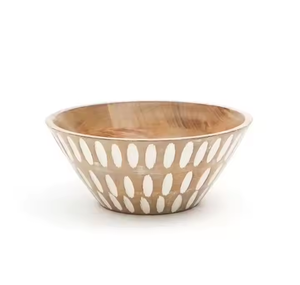 Bol de service en bois Nouveau Design attrayant Accessoires de cuisine Bas Prix Soupe Riz Fruits Bol Alimentaire par glowin fashion - Product Image 1