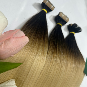 Bande dans les cheveux naturels droits avec beaucoup de couleurs prix de gros de cheveux humains vierges longueur de 8-32 pouces - Product Image 4