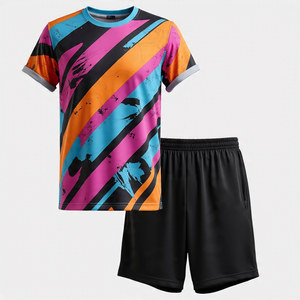 เสื้อยืดและกางเกงขาสั้นสำหรับผู้ชายชุดเสื้อผ้าสองชิ้นสำหรับใส่ปั่นจักรยานชุดเสื้อผ้าสำหรับทุกเพศชุดเสื้อยืดกางเกงขาสั้นตามสั่งสำหรับฤดูร้อน - Product Image 1