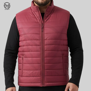 Chaleco Acolchado con Cierre, Invierno, Ecológico, Transpirable, Secado Rápido, 100% Poliéster, Ropa Exterior para Hombre, Servicio OEM 2025 - Product Image 5