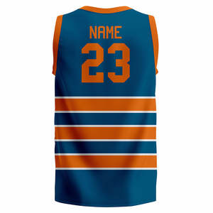 Maillots de basket-ball d'équipe personnalisés de haute qualité Impression par sublimation Design Maillots de basket-ball en maille vintage - Product Image 4