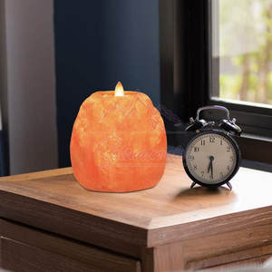 เชิงเทียนเกลือหิมาลายัน400ก.-600ก. สำหรับการทำสมาธิและการรักษาจากผู้ผลิตปากีสถาน - Product Image 3