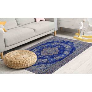 Tapis imprimé floral, tapis d'appoint d'intérieur, tapis antidérapant, design bohème turc, tapis fin non tissé - Product Image 3