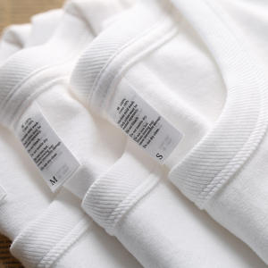 เสื้อยืดสีขาวสำหรับผู้ชายเสื้อคอตตอนลายปักโลโก้โพลีเอสเตอร์ขนาดใหญ่พิเศษออกแบบได้ตามต้องการ - Product Image 5