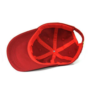 Gorra Deportiva de Béisbol al por Mayor, Gorra Roja de Golf para Papá, Ajustable, 100% Poliéster, Gorras Comunes de Jersey, Gorra Lisa Unisex - Product Image 4