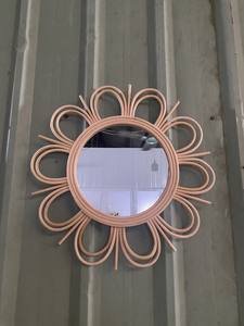 <b>Vintage</b> Home Decor Style Resort Basic Rattan Product Rattan <b>Mirror</b> for Decor Home/ Hotel/ Restaurant Made in Viet Nam - Product Image 2
