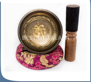 Cuenco tibetano hecho en Nepal: ideal para meditación, curación de chakras, oración y atención plena - Product Image 4