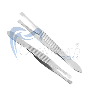 Nouvelle pince à épiler à verrouillage croisé Action inversée Pointe droite Acier inoxydable CE ISO Approuvé Matériau de haute qualité - Product Image 4