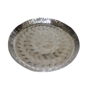 Unique Design Set of 2 Metal Oval Tray Dinnerware Silver Finished Serving Tray for <b>Wedding</b> & Table <b>Top</b> Decoration - Product Image 3