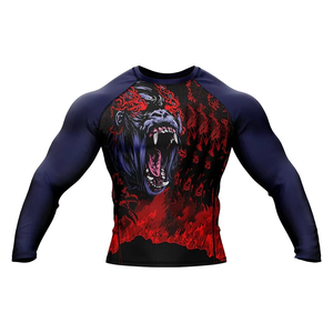 Rashguards Sublimados de Jiu Jitsu, Diseña Tu Propio Rashguard Personalizado de Manga Corta con Logotipo de Surf, MMA, BJJ - Product Image 1