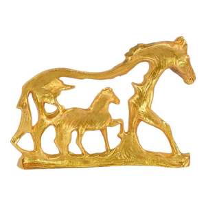 Accessoires élégants de maison de décor de table de cheval d'aluminium pour la décoration à la maison élégante - Product Image 3