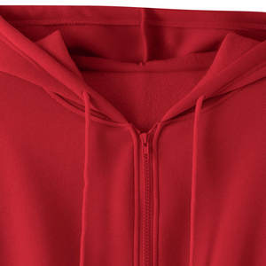 เสื้อมีฮู้ดแขนยาวสำหรับผู้หญิงเสื้อครอปแขนยาวลำลองทรงหลวมระบายอากาศได้เป็นมิตรต่อสิ่งแวดล้อม - Product Image 3