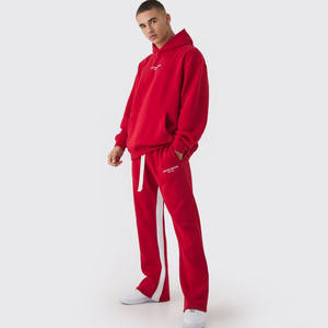 Custom Worldwide Oversized Limited Edition Sudadera con capucha Pantalones de chándal Jogger Set con Cargo Pant Chándal y Extended Drawcords - Product Image 1