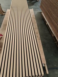 Pannelli Acustici in Legno Massello dal Design Moderno, Decorazione Murale Esagonale <span class=keywords><strong>Fonoassorbente</strong></span> per Ufficio - Product Image 2