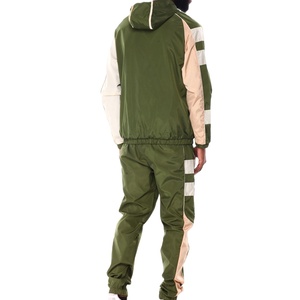 ชุดวอร์มผ้าไนลอนกันลมสำหรับผู้ชายชุดวอร์มผ้าไนลอนกันน้ำแบบออกแบบโลโก้ได้ตามที่ต้องการมีคุณภาพดีบริการ OEM ODM - Product Image 6