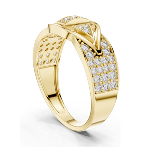 Bague pour femme en diamant de laboratoire de 0,613 carats, clarté VVS-VS EF, disponible en or 18 carats, 14 carats, 10 carats et argent 925, rose, jaune - Product Image 5