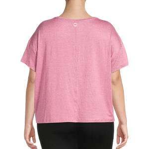 T-shirts d'été personnalisés d'usine OEM pour jeunes femmes T-shirts surdimensionnés imprimés décontractés de grande taille GSM couleur Bangladesh Logo - Product Image 3