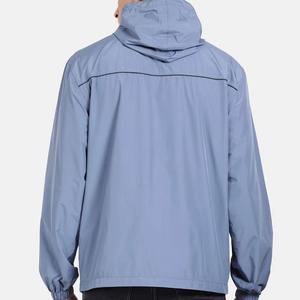 Veste coupe-vent légère imperméable pour homme, taille plus, réversible, avec des fonctionnalités personnalisées OEM pour un usage décontracté - Product Image 4