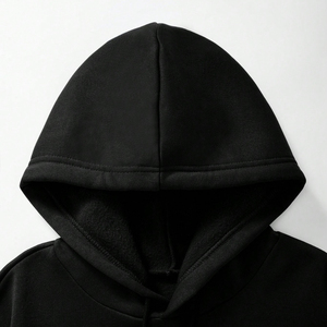 Sudadera con capucha de peso pesado lavada para hombre de algodón 100% de la mejor calidad, Térmica de gran tamaño personalizada para invierno, OEM, ODM, MOQ bajo, técnicas personalizadas - Product Image 6