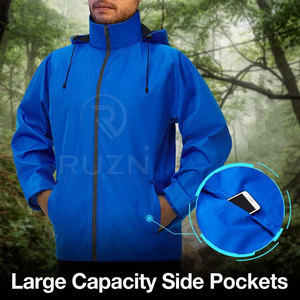 Traje de lluvia para hombre al por mayor de calidad superior traje de lluvia personalizado traje de lluvia de manga larga para hombre - Product Image 2