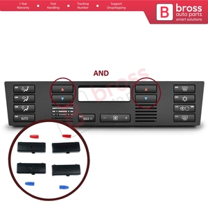 ชุดฝาครอบปุ่มควบคุมอุณหภูมิแอร์ BDP88-13 4 ชิ้น สำหรับ X5 E53 ปี 2000-2006 และ 5 Series E39 ปี 1996-2002 - Product Image 5