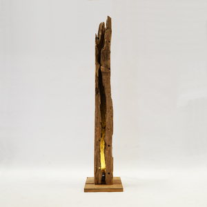 Lampe sur pied Pancang Style rustique fait à la main pour la décoration intérieure de la maison Beaux meubles décoratifs en bois - Product Image 2