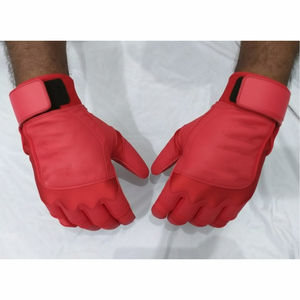 Gants de frappe de baseball en cuir personnalisés professionnels avec fermeture à scratch, design durable et léger, ajustement personnalisé - Product Image 5