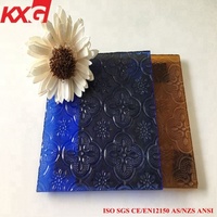Vidrio Decorativo con Patrones de Diamante, Flora, Karatachi, Millennium, Mistlite, Nashiji para Puertas de Armarios y Ventanas de Iglesias