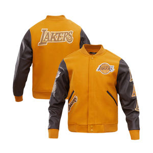 Chaqueta Universitaria de Béisbol Personalizada, Chaqueta de Lana 100% Bordada de Diseño Urbano, Fabricante OEM - Product Image 1