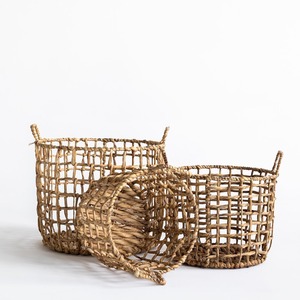 Pot de fleurs en jacinthe d'eau pour accessoires de plantes d'intérieur, panier tissé pour plantes au prix le plus bas - Product Image 4