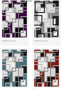 Adiva Modern Jacquard Woven Rug Set Hecho a mano con Polipropileno Yute Poliéster para el hogar Sala de estar Dormitorio 20ft Pedido Turquía - Product Image 5