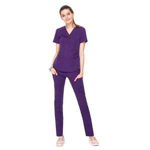 OEM Venta Caliente Batas Personalizable Unisex Médico Jogger Trajes de Laboratorio Bata Hospital Uniformes Tejidos - Product Image 2
