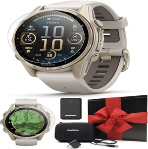 VENDITA DI Smartwatch GPS - 43mm - Grigio Nebbia Pietra Arenaria Scura Oro Morbido - Product Image 1