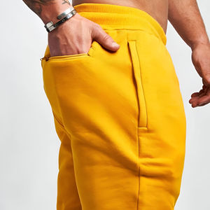 Short de jogging en éponge française 100% coton de haute qualité pour hommes conception personnalisée luxe polaire cordon entraînement gymnastique sportif décontracté - Product Image 5