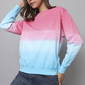 Sudaderas Extra Grandes con Cuello Redondo para Mujer, Manga Larga, Algodón Terry, Lavado Ácido, Estampadas, Ropa de Otoño/Invierno con Logotipo Frontal - Product Image 1