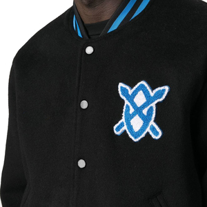 Chaqueta Universitaria para Hombre, Forrada de Felpa, Estilo Bomber, para la Escuela, Universidad, Equipo Deportivo, Ropa de Calle, Uso Diario - Product Image 5