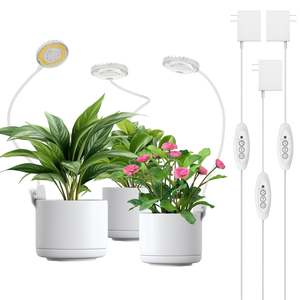 12W LED Grow <b>Light</b> with Pot Clip High PPF Indoor <b>Plant</b> Growth Waterproof Emitting White Green Red Spectrum for Bloom - Product Image 4