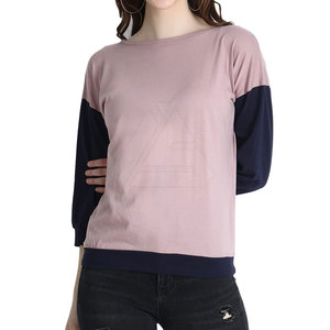 Sweat-shirt coréen en coton fabriqué dans le meilleur matériau Vêtements pour femmes Sweat-shirts en coton à manches longues pour femmes - Product Image 1