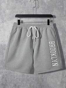 ชุดวอร์มลำลองสไตล์สตรีทแวร์สำหรับผู้ชายคุณภาพระดับพรีเมียมเสื้อยืดและกางเกงขาสั้นแฟชั่นกันลมและระบายอากาศได้พิมพ์ลายขนาดพิเศษ - Product Image 5