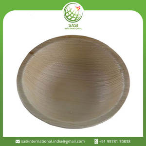 100% bols ovales jetables en feuilles de palmier naturelles biodégradables écologiques compostables pour le service de nourriture pour les hôtels fêtes mariages - Product Image 2